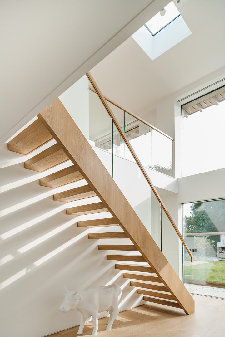 Abbey court architecture project - view of staircase