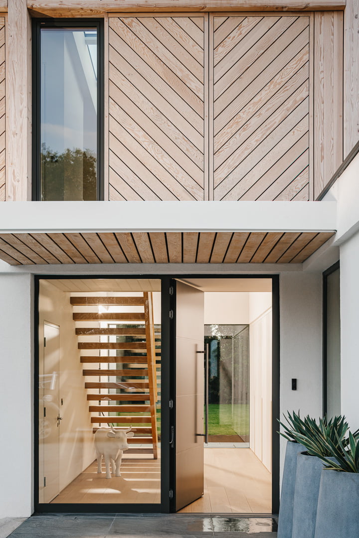 Abbey court architecture project - view under stairs