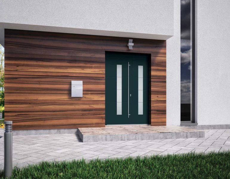 aluminium entrance door